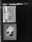 Portrait of a group; Reproduced photo of dishes (2 Negatives), February 5-7, 1966 [Sleeve 22, Folder b, Box 39]